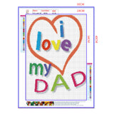 Full Diamond Painting kit - Happy father's day