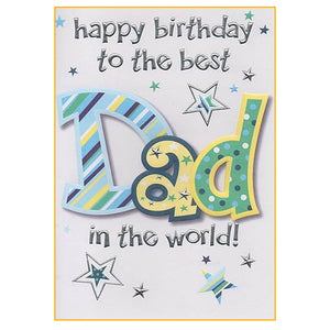 Full Diamond Painting kit - Happy birthday to the best dad in the world!