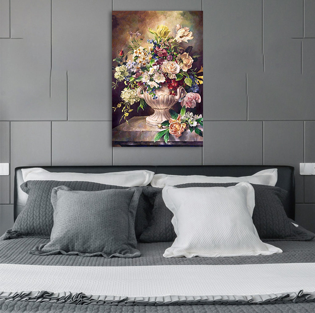Full Diamond Painting kit - Flowers on vase
