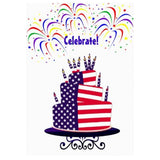 Full Diamond Painting kit - Congratulations cake