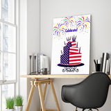 Full Diamond Painting kit - Congratulations cake