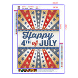 Full Diamond Painting kit - Happy independence day