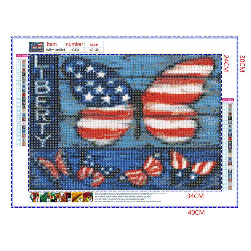 Full Diamond Painting kit - Liberty
