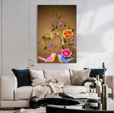 Full Diamond Painting kit - Flowers and birds
