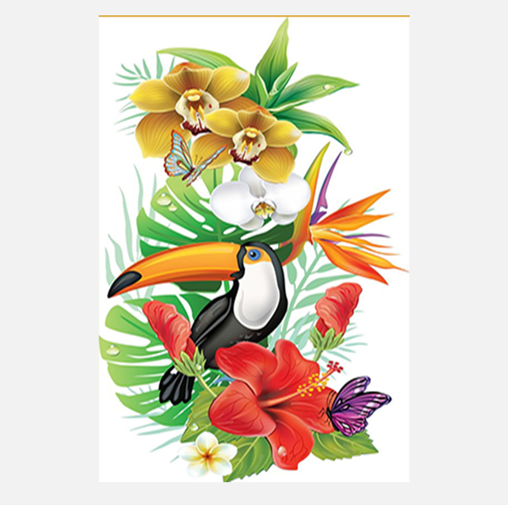 Full Diamond Painting kit - Toucans