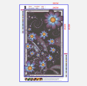 Full Diamond Painting kit - Beautiful flowers