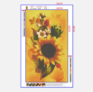 Full Diamond Painting kit - Sunflower