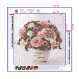 Full Diamond Painting kit - Beautiful flowers for mom