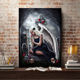 Full Diamond Painting kit - Beautiful skeleton woman