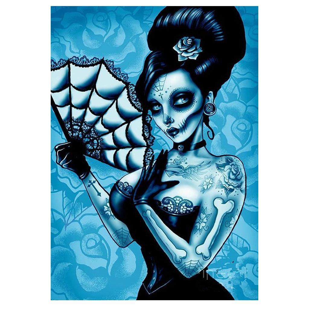 Full Diamond Painting kit - Beautiful skeleton woman
