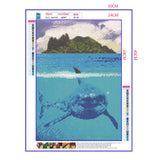 Full Diamond Painting kit - Big shark