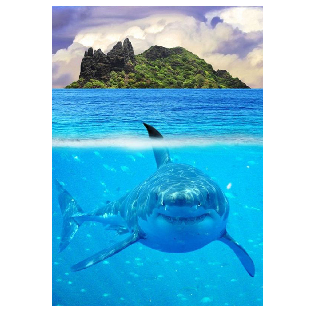 Full Diamond Painting kit - Big shark