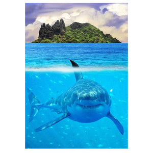 Full Diamond Painting kit - Big shark