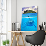 Full Diamond Painting kit - Big shark