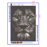 Full Diamond Painting kit - Lion head