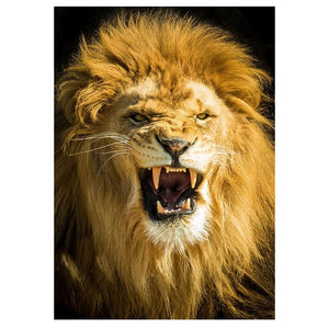 Full Diamond Painting kit - Lion head