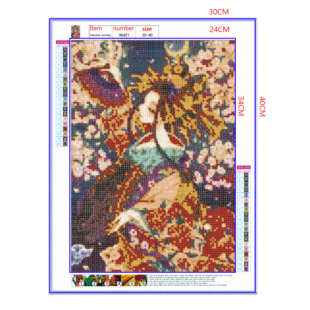 Full Diamond Painting kit - Geisha girl