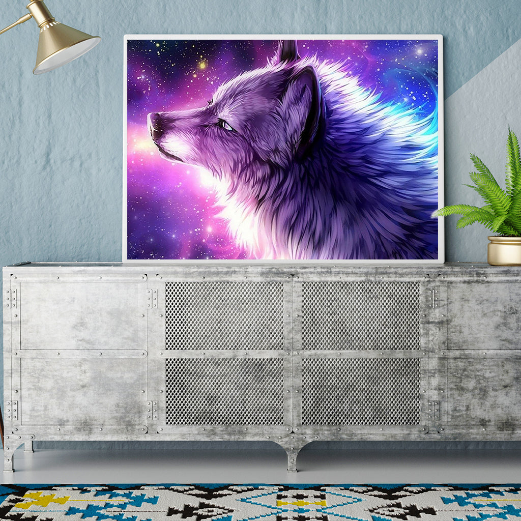 Full Diamond Painting kit - Star Wolf