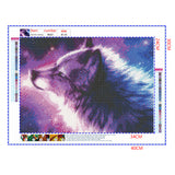 Full Diamond Painting kit - Star Wolf