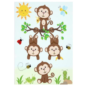 Full Diamond Painting kit - Cute monkeys