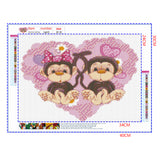 Full Diamond Painting kit - Cute little monkeys