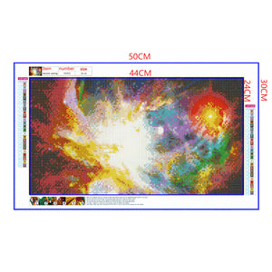 Full Large Diamond Painting kit - Romantic starry sky