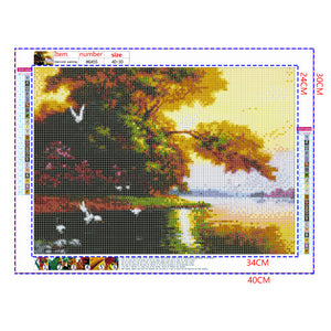 Full Diamond Painting kit - Beautiful lake scenery