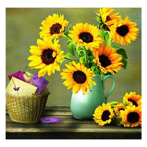 Full Diamond Painting kit - Sunflowers (16x16inch)