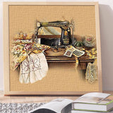 Full Diamond Painting kit - Sewing machine