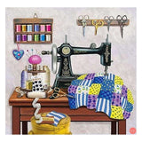 Full Diamond Painting kit - Sewing machine