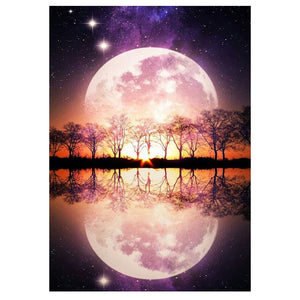 Full Diamond Painting kit - Big moon