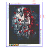 Full Diamond Painting kit - Skeleton lady (16x20inch)