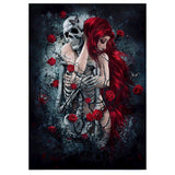 Full Diamond Painting kit - Skeleton lady (16x20inch)