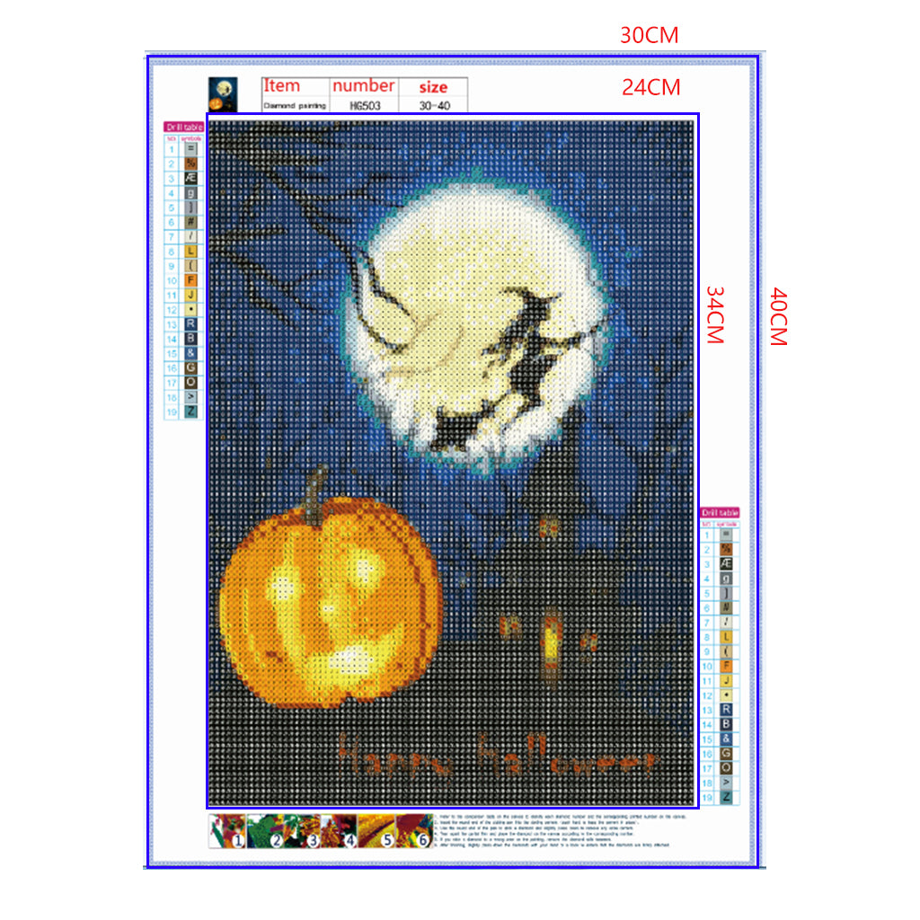 Full Diamond Painting kit - Happy Halloween