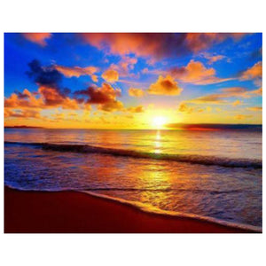 Full Diamond Painting kit - Beautiful beach sunset
