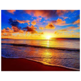 Full Diamond Painting kit - Beautiful beach sunset