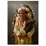 Full Diamond Painting kit - American Indian