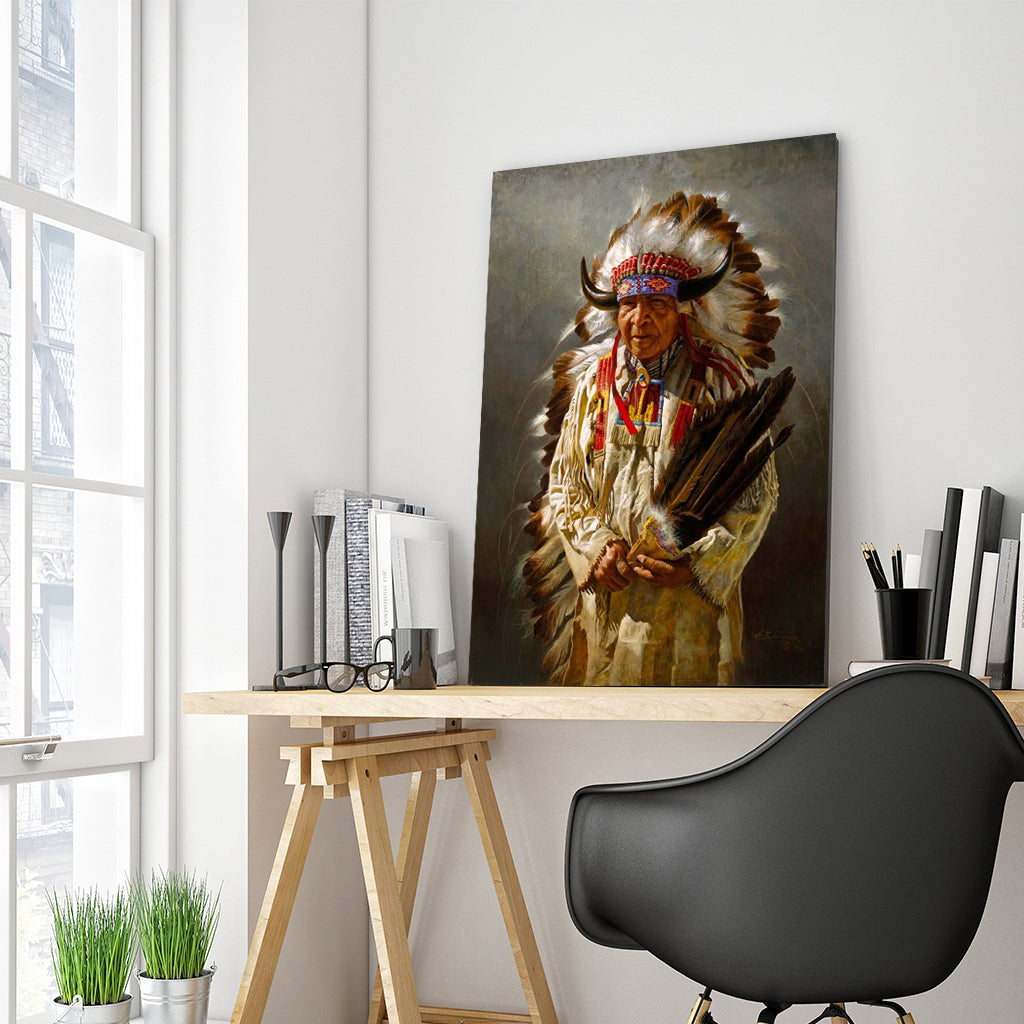 Full Diamond Painting kit - American Indian