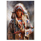 Full Diamond Painting kit - American Indian