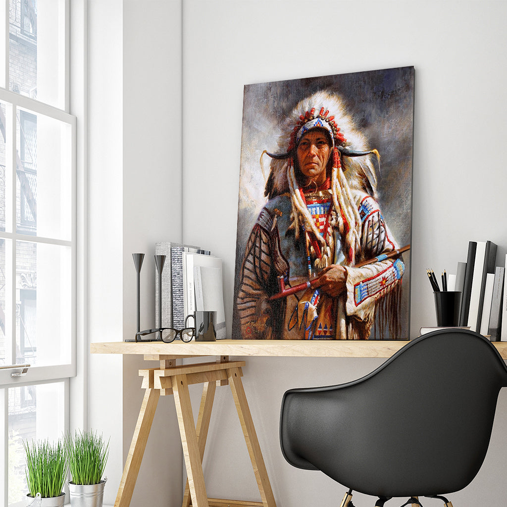 Full Diamond Painting kit - American Indian