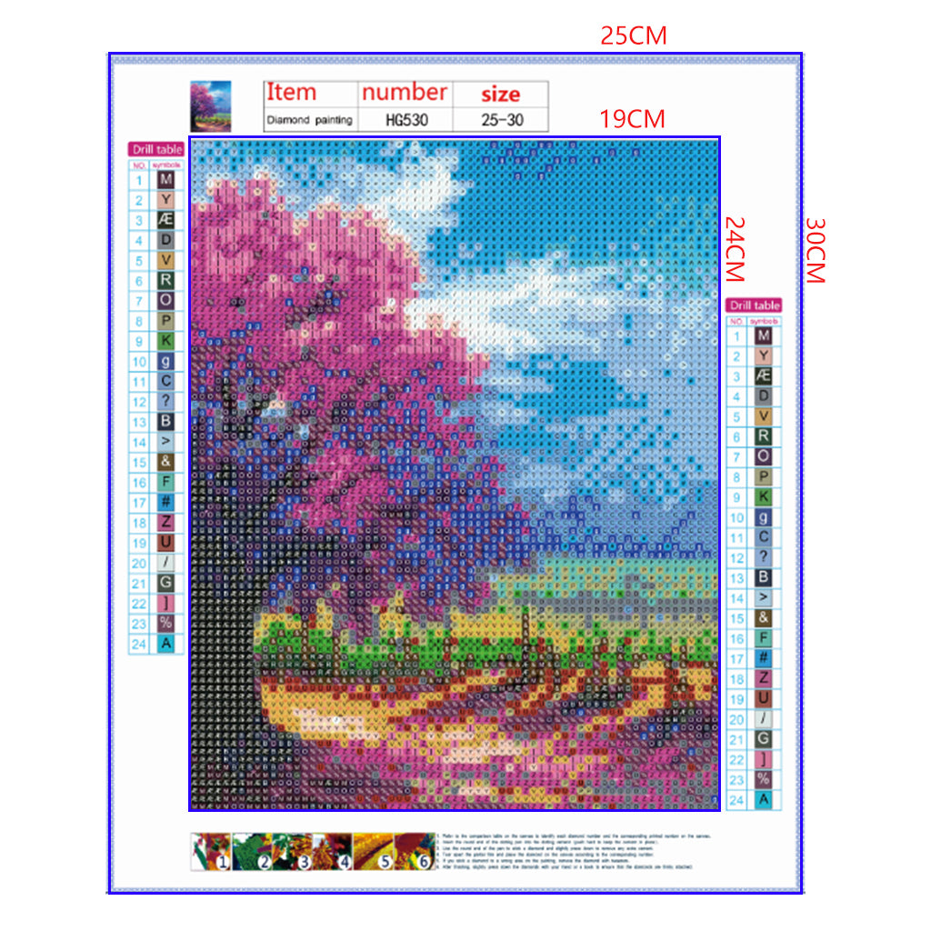 Full Diamond Painting kit - Beautiful environment in the spring