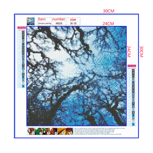 Full Diamond Painting kit - Tree in autumn