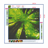 Full Diamond Painting kit - Tree in summer