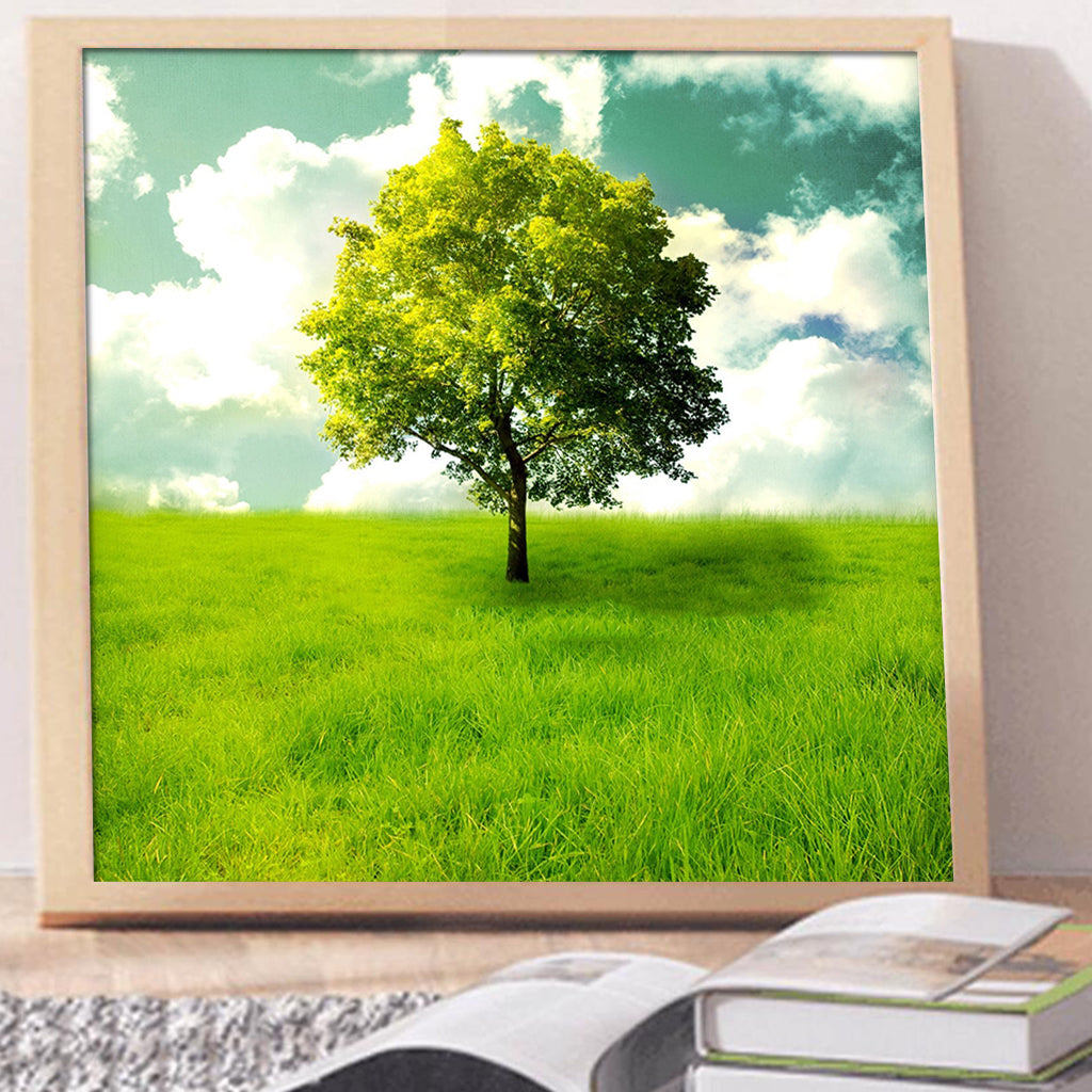 Full Diamond Painting kit - Green tree
