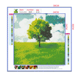 Full Diamond Painting kit - Green tree