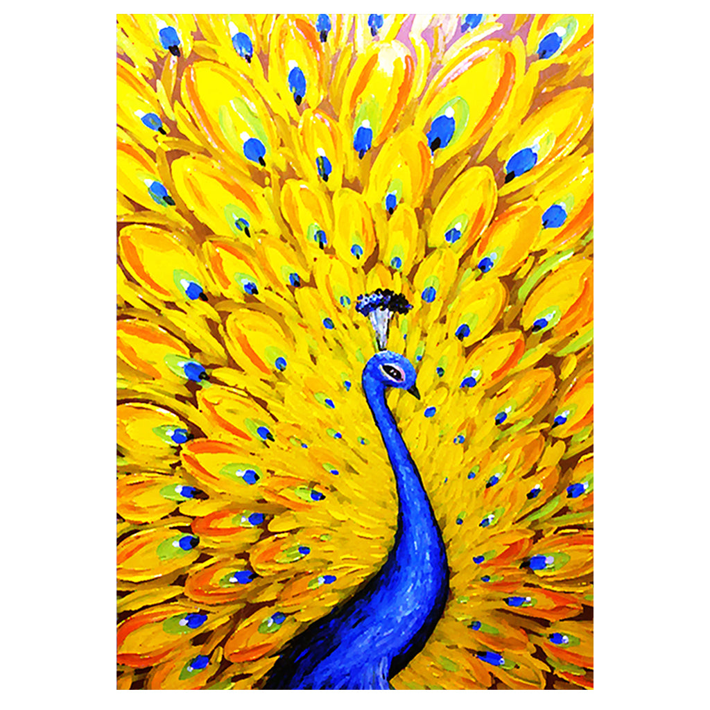 Full Diamond Painting kit - Beautiful peacock