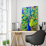 Full Diamond Painting kit - Beautiful peacock
