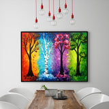Full Diamond Painting kit - Four Seasons Tree