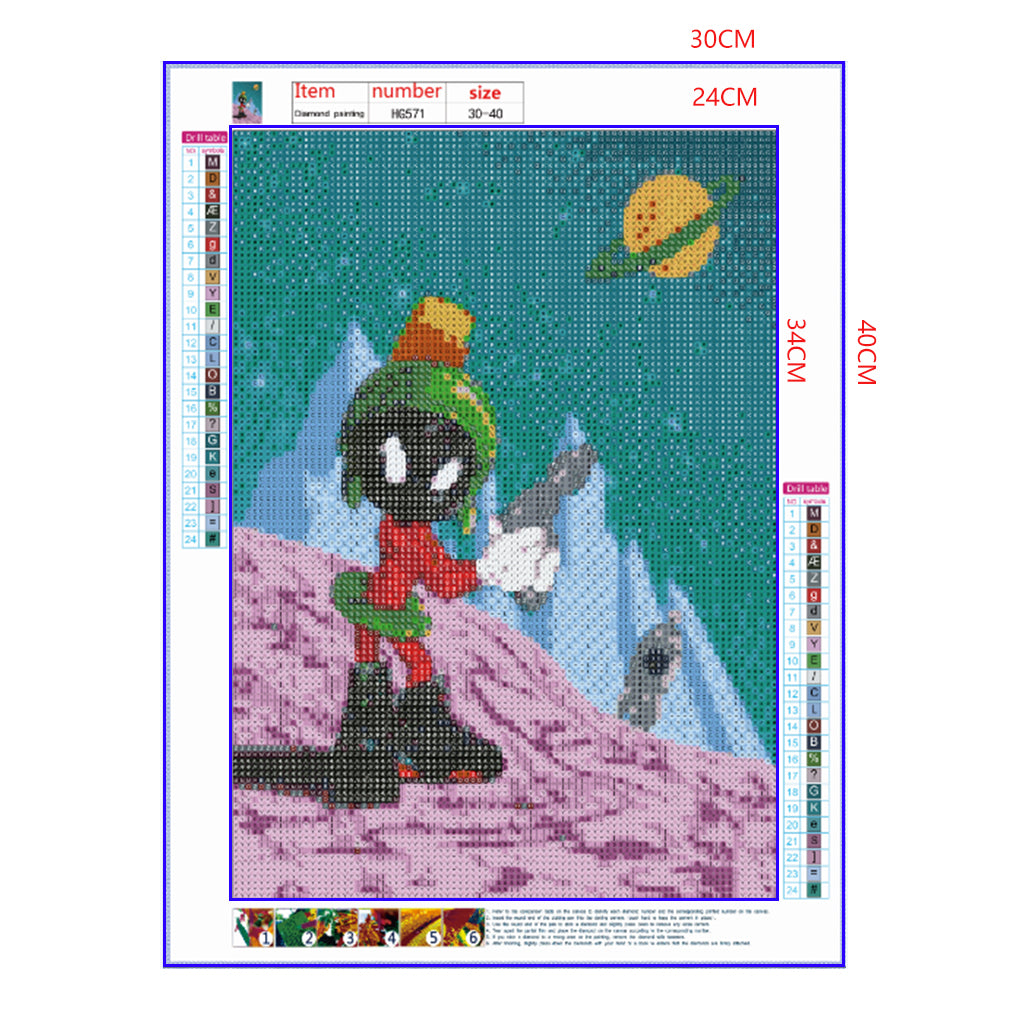 Full Diamond Painting kit - Marvin the Martian