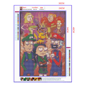 Full Diamond Painting kit - Rick and Morty